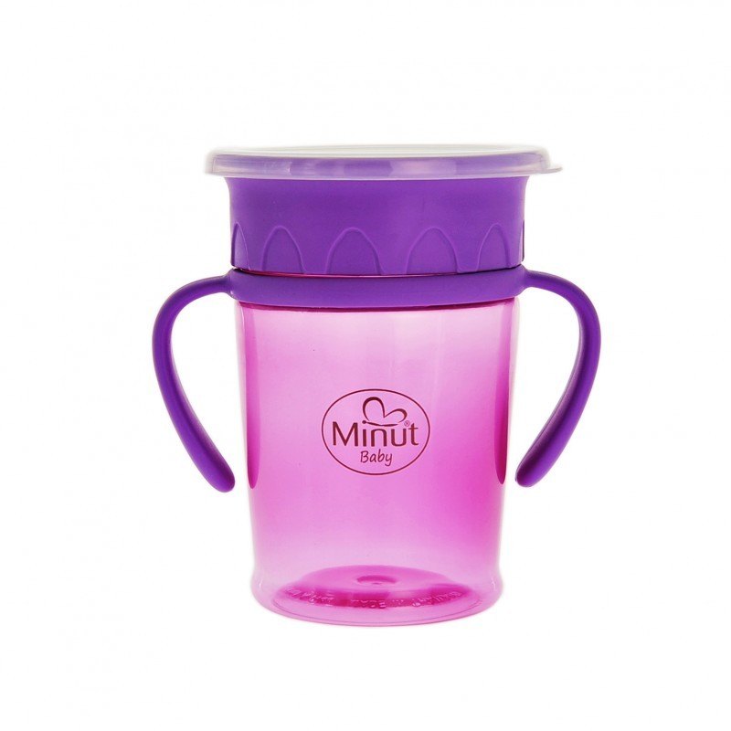 Cana Anticurgere 360 cu Manere 270ml Minut Baby