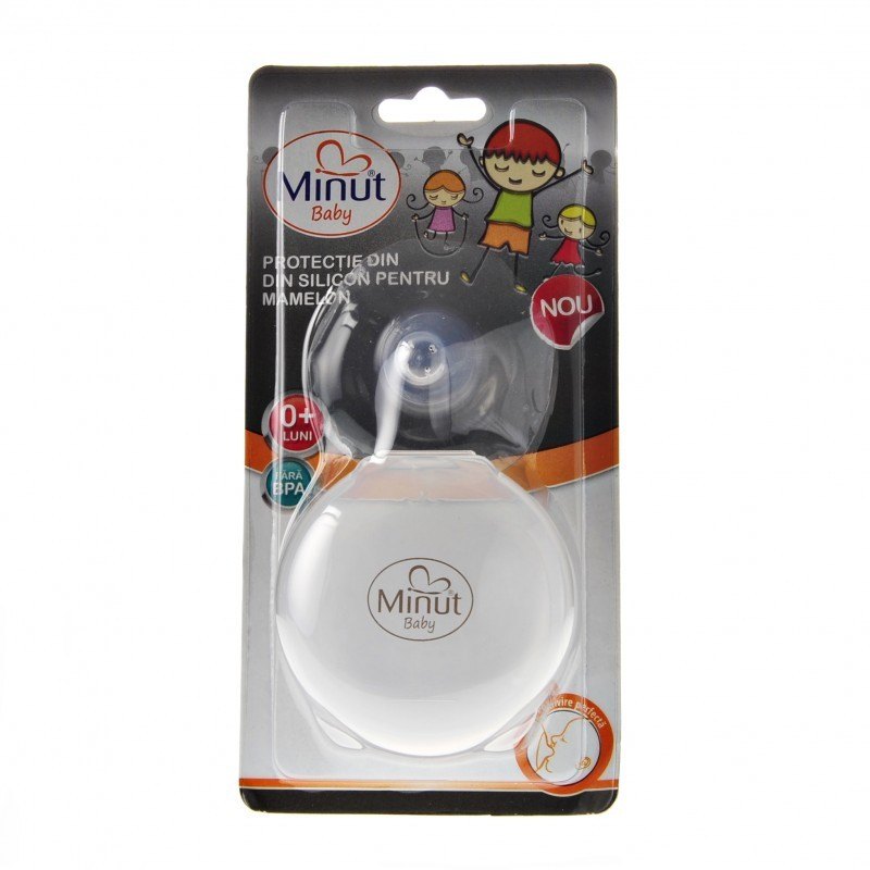 Protectii din Silicon pt Mamelon 0+ Minut Baby MIN2018010