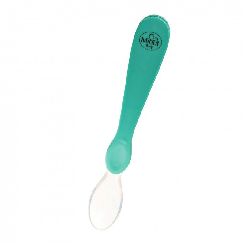 Lingurita cu Varf de Silicon 4+ Minut Baby MIN2019005