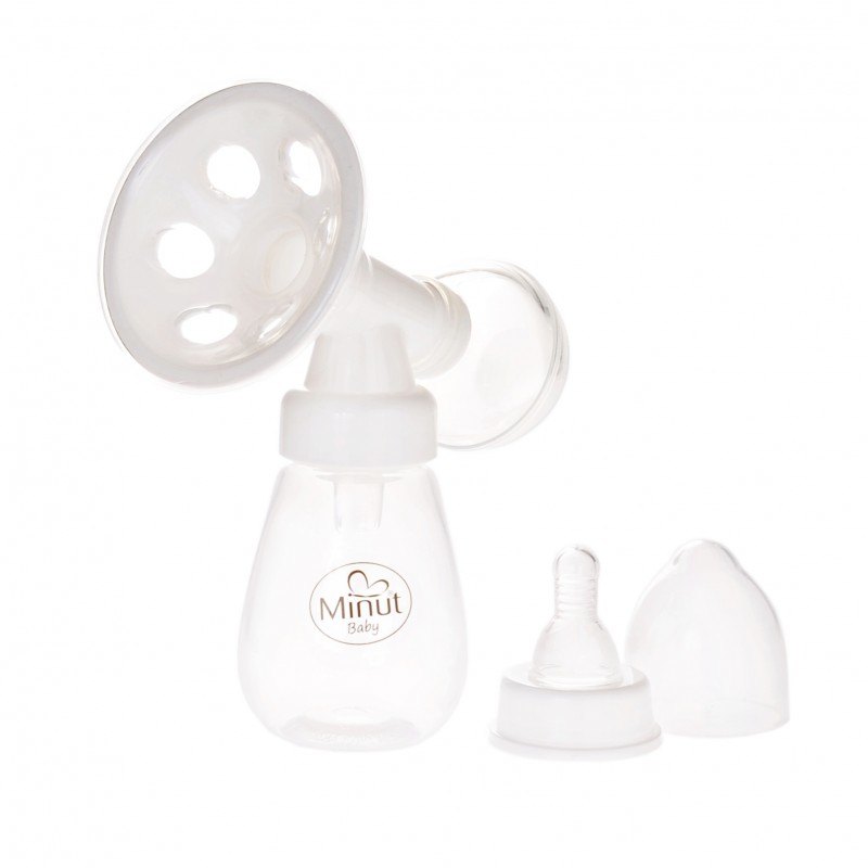 Pompa San Manuala cu Biberon si Tetina 0+ Minut Baby MIN2019008