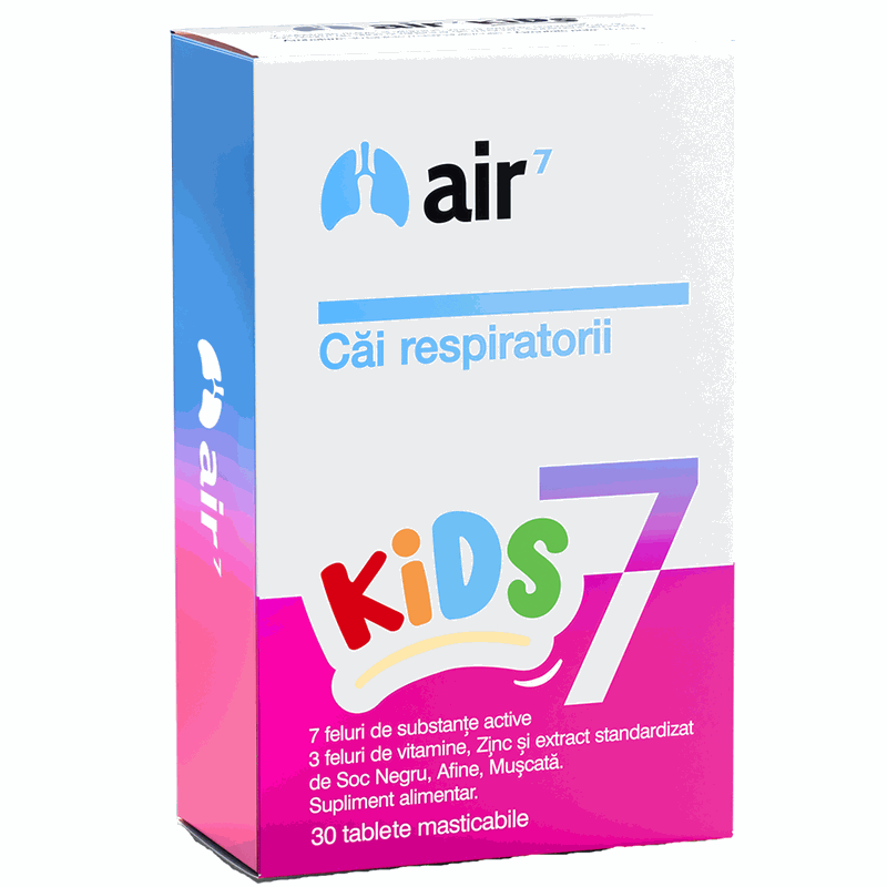 Air7 Cai Respiratorii Kids x 30cpr mast