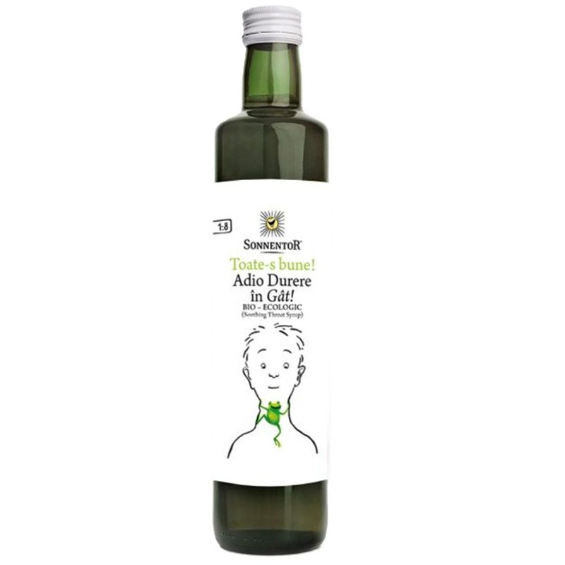 Sonnentor Sirop Toate-s Bune Adio Durere in Gat Bio 250ml