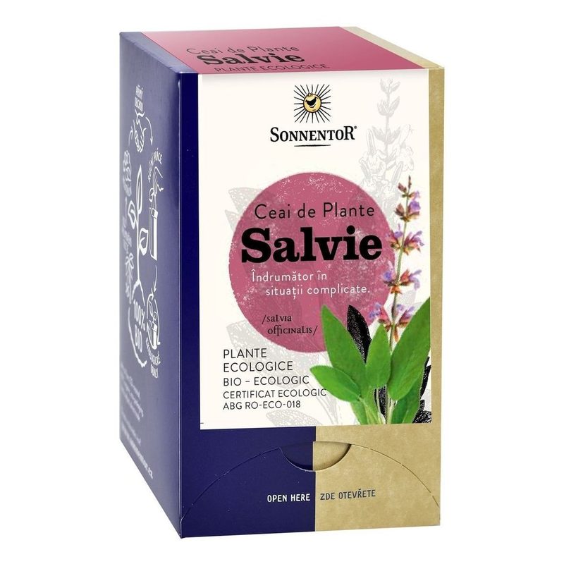Sonnentor Ceai Salvie Bio x 18plic