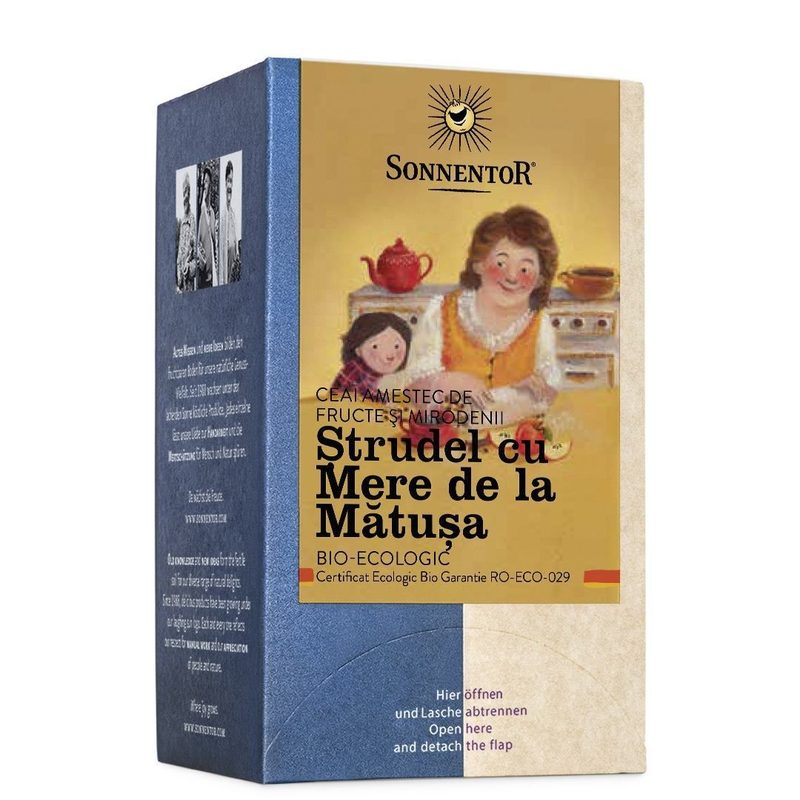 Sonnentor Ceai Fructe si Mirodenii Strudel cu Mere de la Matusa Bio x 18plic