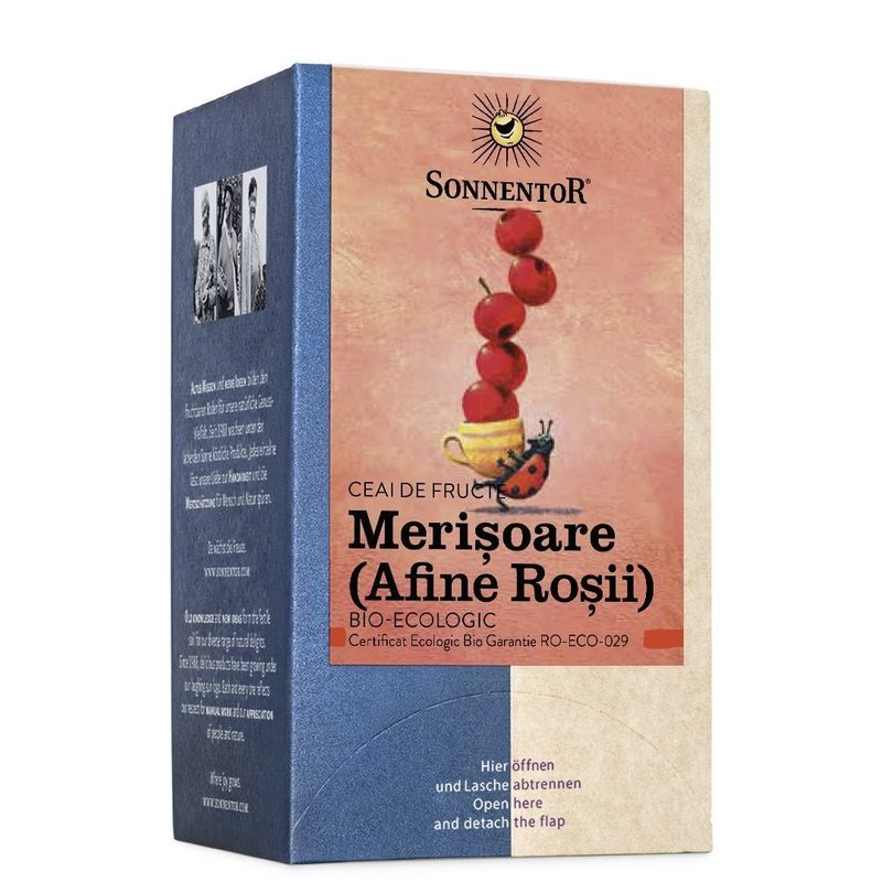 Sonnentor Ceai Fructe Merisoare Bio x 18plic