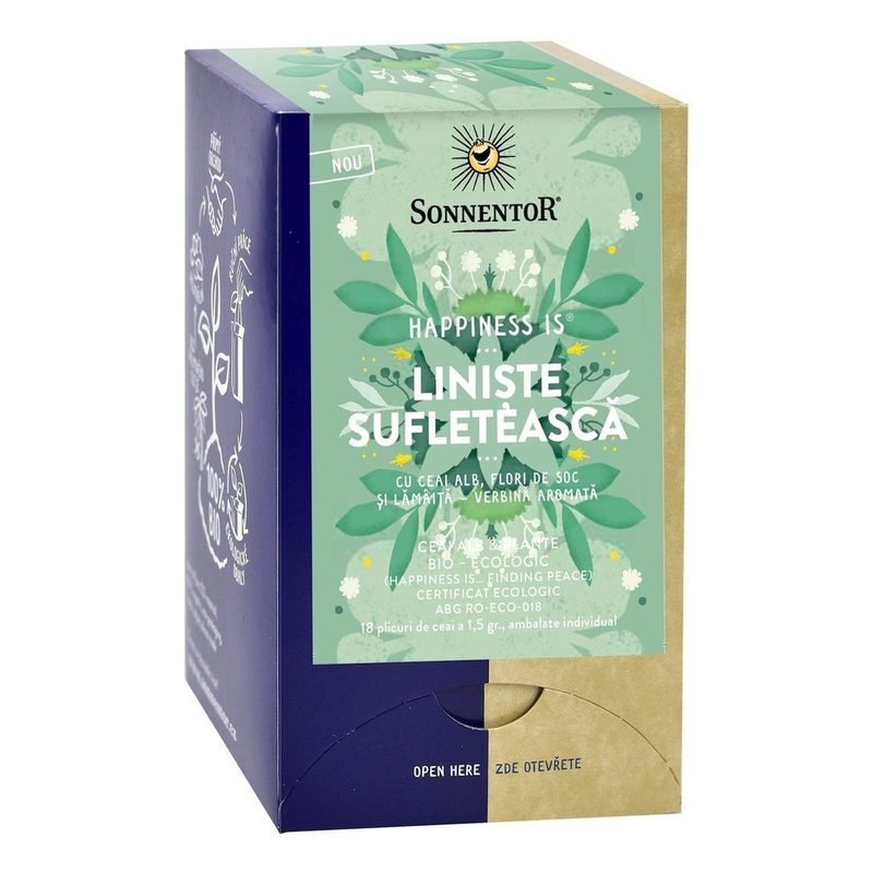Sonnentor Ceai Liniste Sufleteasca Bio x 18plic