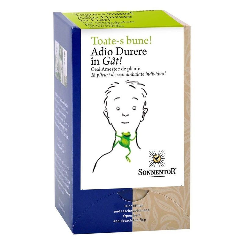 Sonnentor Ceai Plante Adio Durere In Gat! Bio x18plic