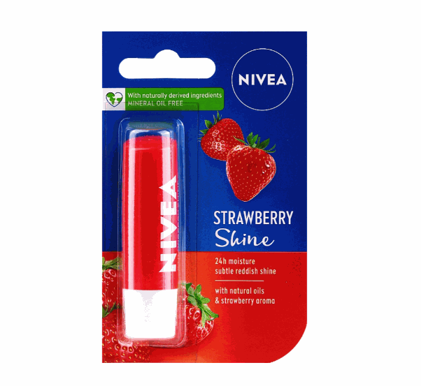 Nivea Lip Care Strawberry Shine 4,8g