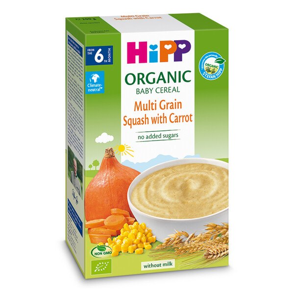 Hipp Multicereale Morcov Dovleac +6l 200g