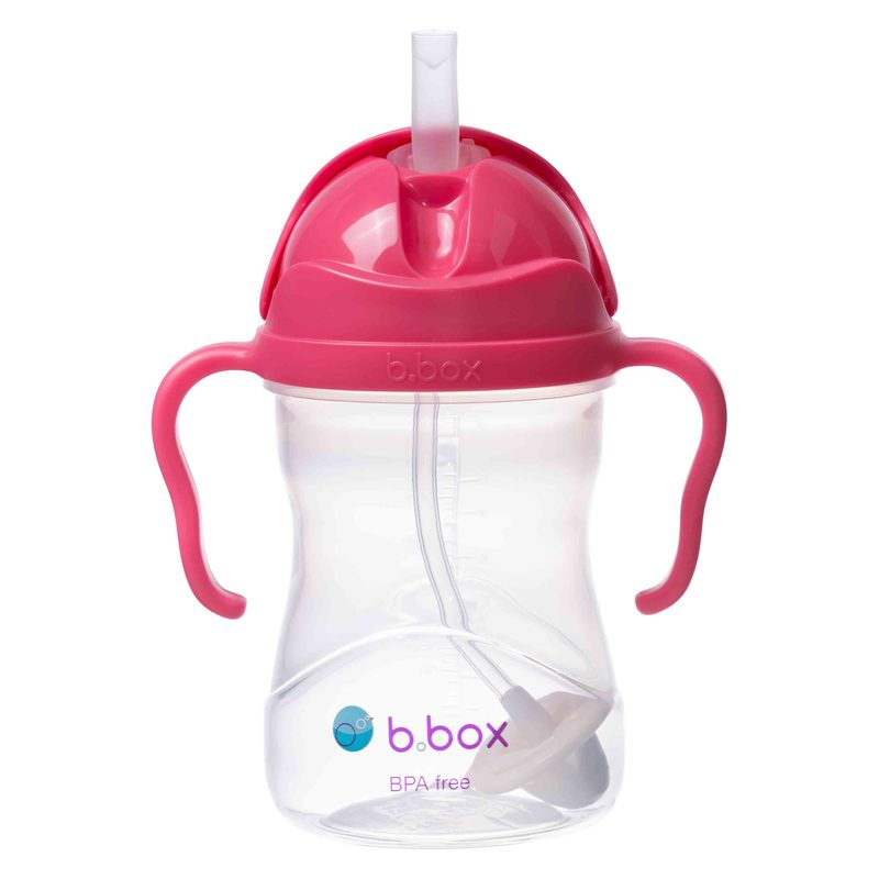 Cana cu pai 240ml roz