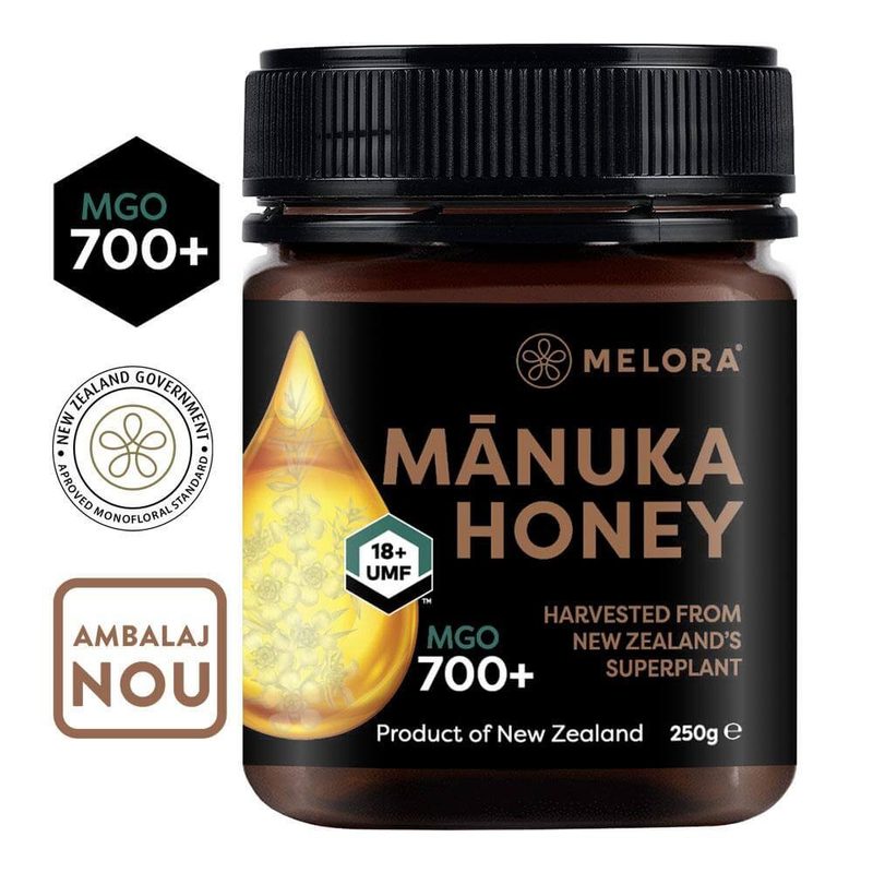 Miere de Manuka Naturala MGO700+ UMF18+ 250g Melora